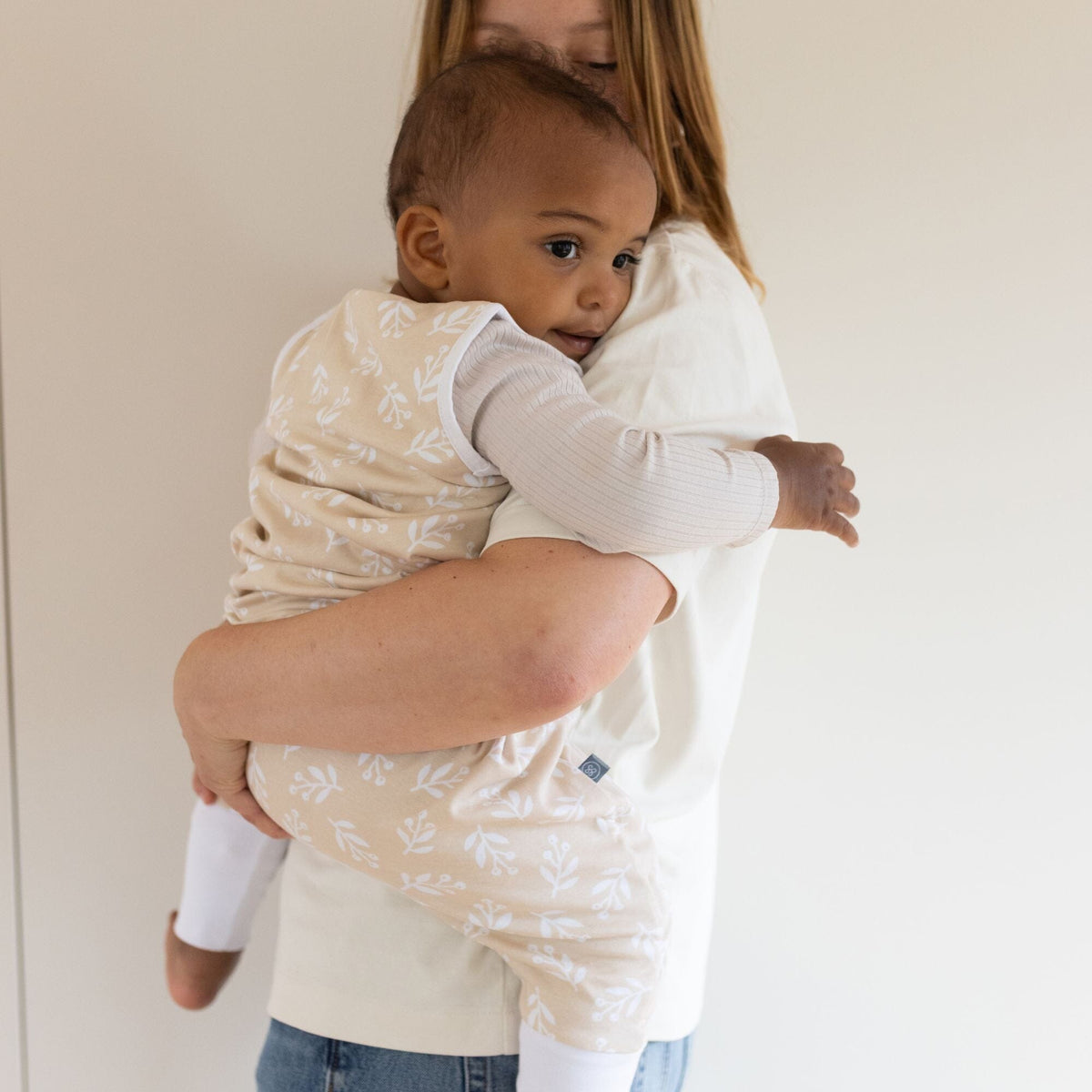 Schlafsack mit Füßen 1.0 TOG | Floral Sand