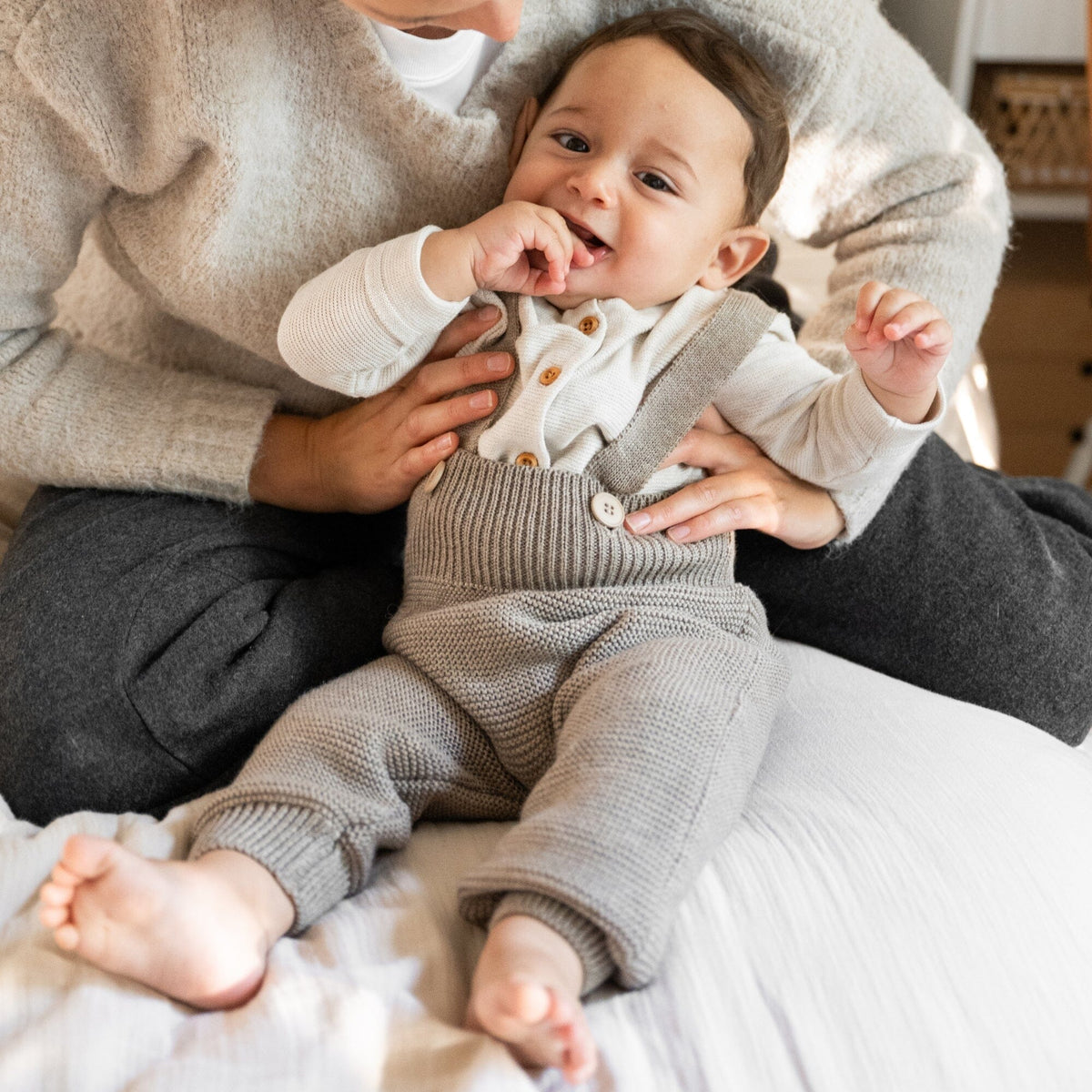 Merinowoll Strickhose | Essential Beige