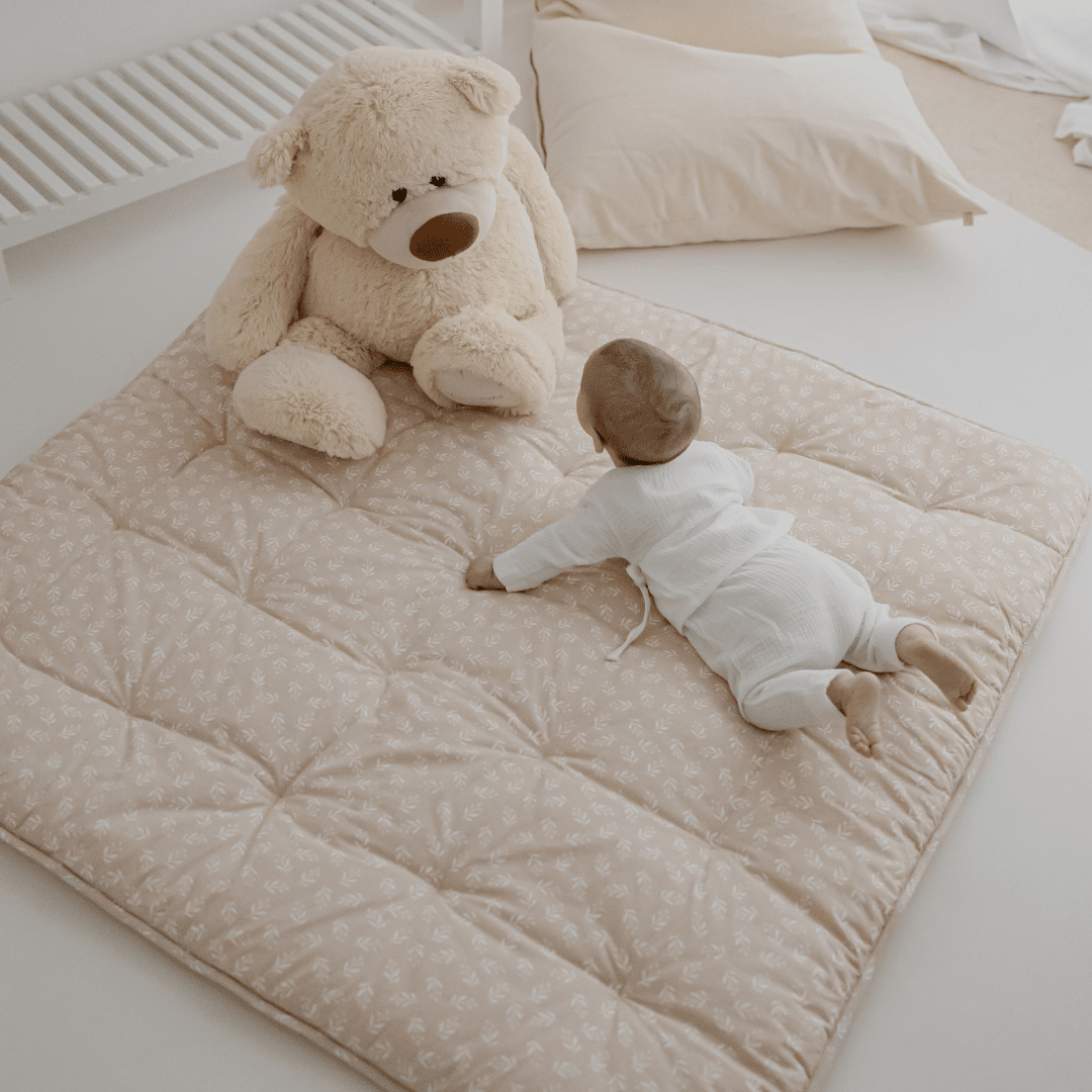 Krabbeldecke | Floral Sand