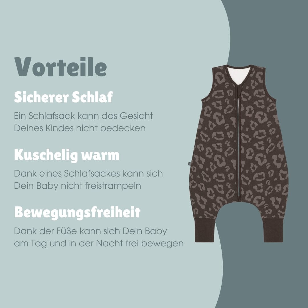 Schlafsack mit Umschlag-Fuß 2.5 TOG | Leo Chocolate