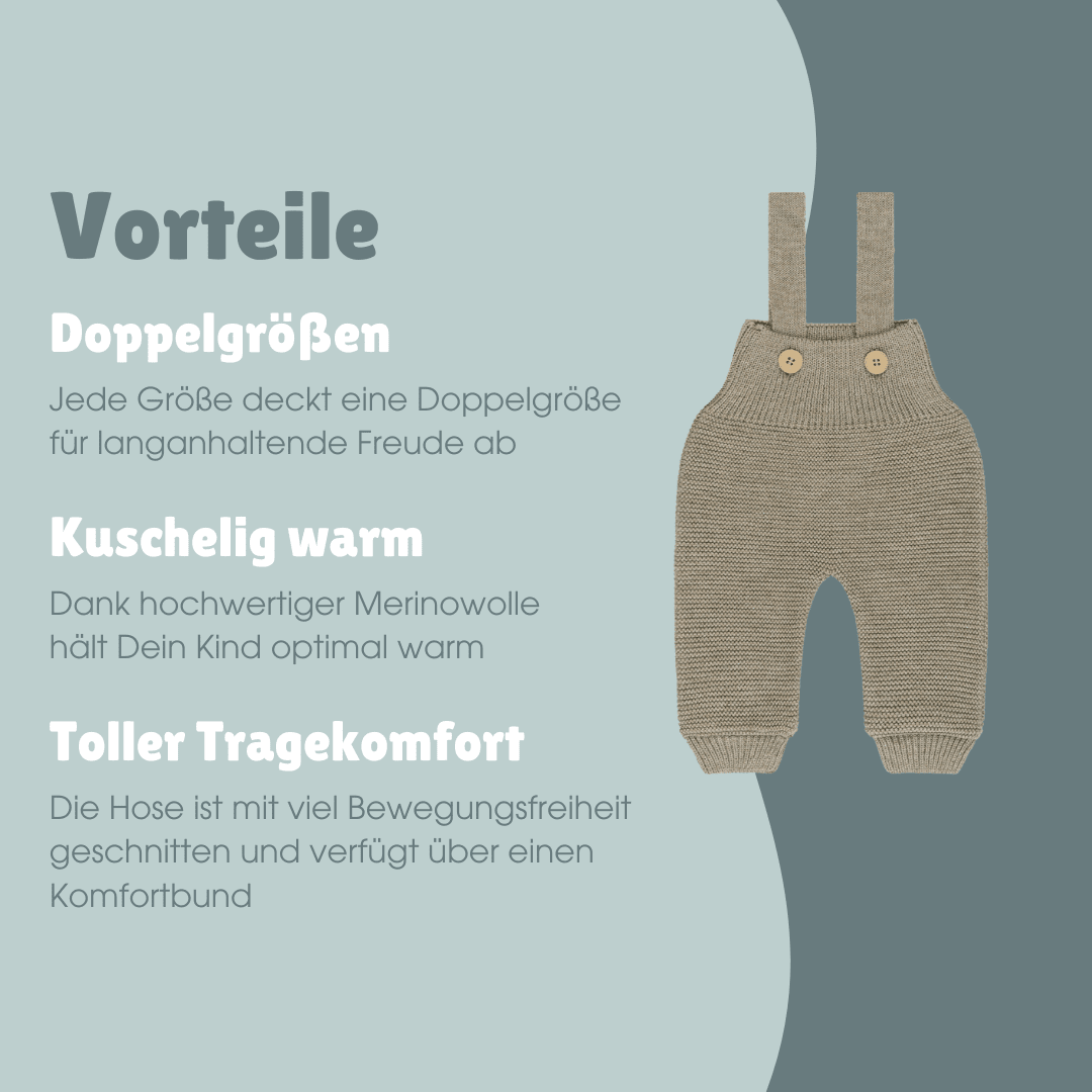 Merinowoll Strickhose | Essential Beige