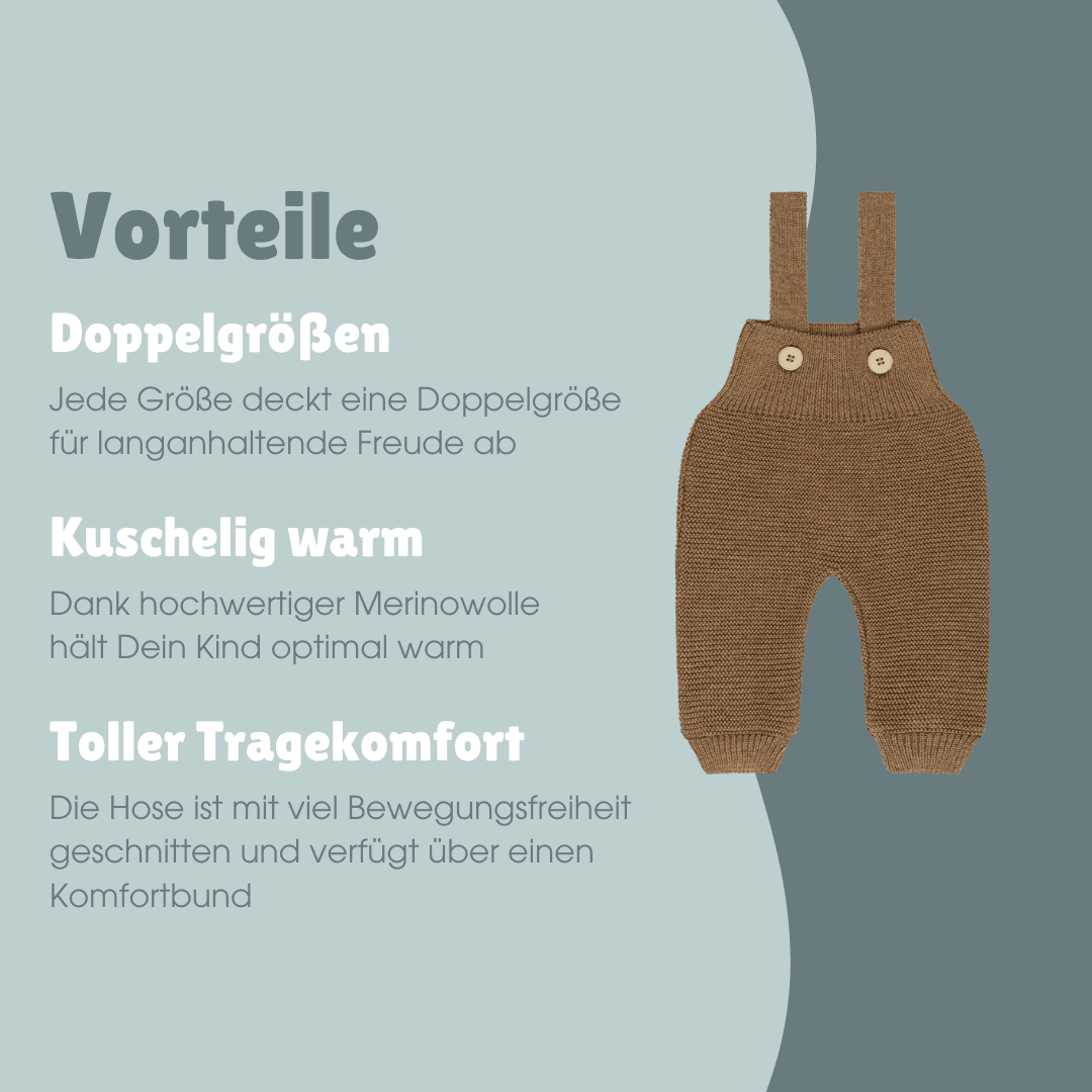 Merinowoll Strickhose | Essential Taupe