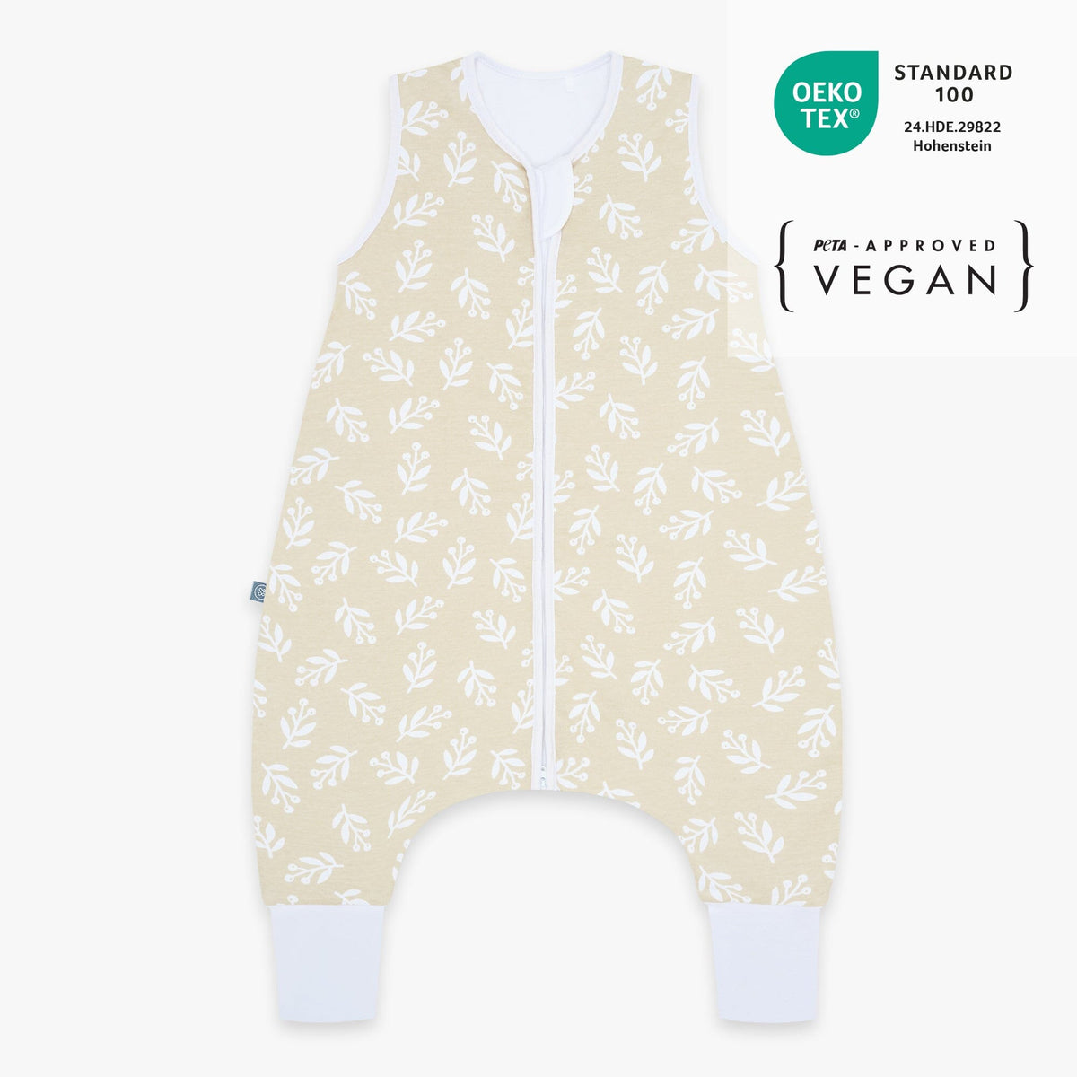 Schlafsack mit Füßen 2.5 TOG | Floral Sand