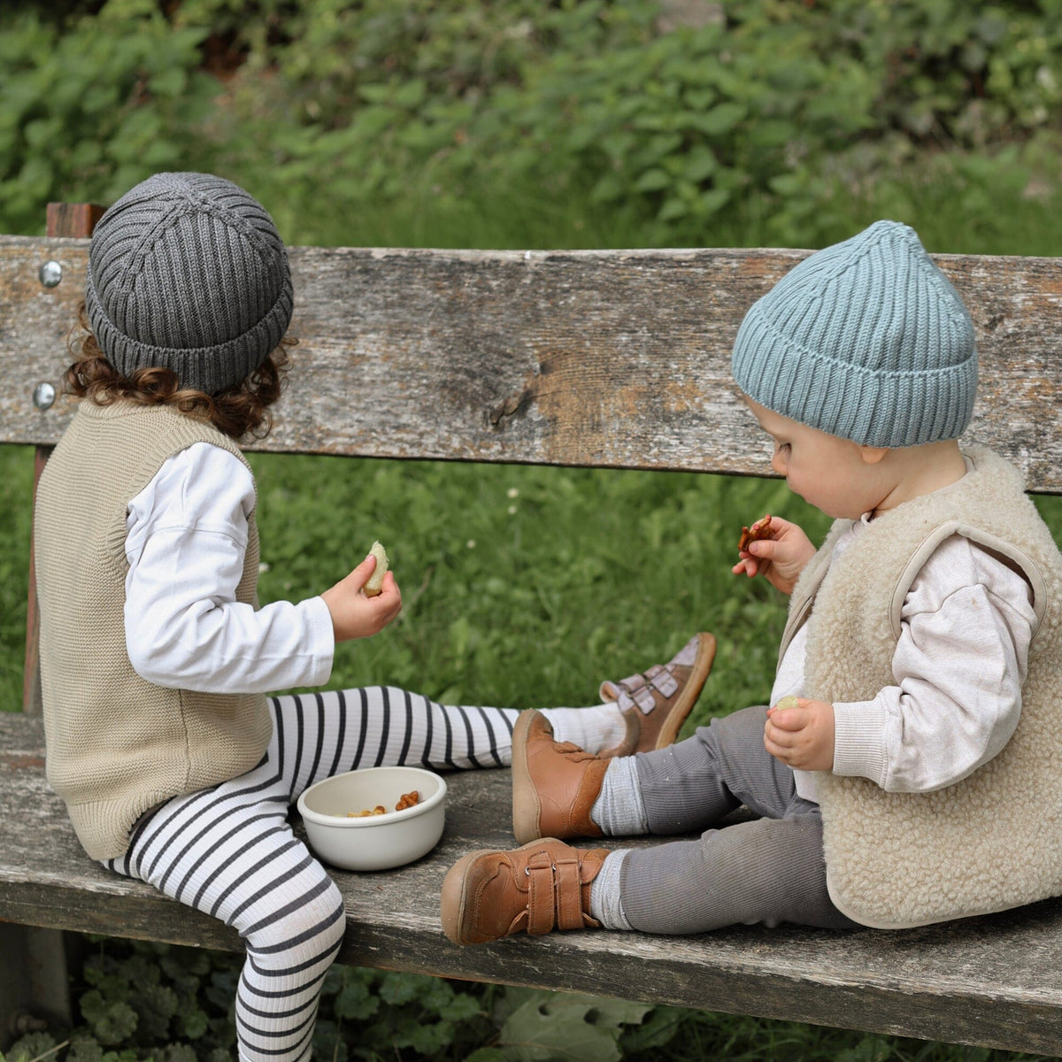 Merinowolle Weste für Babys | Essential Beige